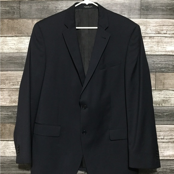 John Varvatos Wool Blazer Jacket Men’s 44R Gray Blue 2 Button Portugal - Picture 5 of 11
